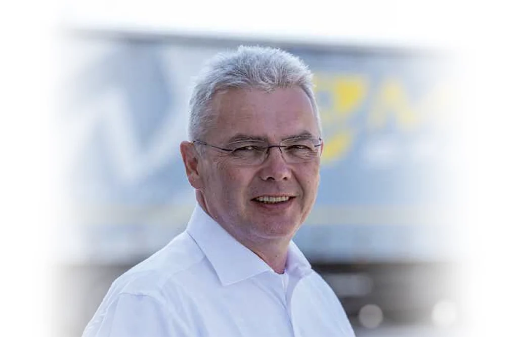 Wilhelm Moser, a HJM Transport Kft. ügyvezetője